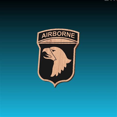 St Airborne Division Airborne Air Assault Logo Military Svg File For