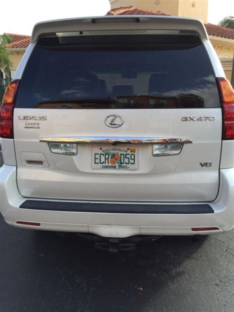 Very Nice Pearl White Lexus Gx470 Suv No Reserve