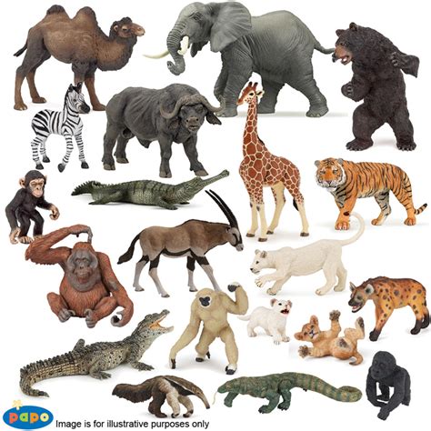 20 Assorted Wild Animals1 Papo