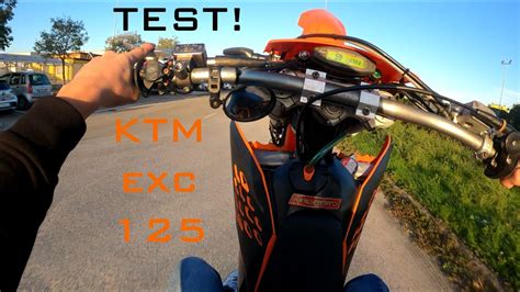 Test KTM Exc 125 YouTube