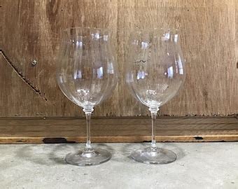 Set Of 5 Mikasa Crystal STEPHANIE Wine Glasses Etsy