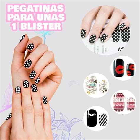 Pegatinas Para Uñas Manos Adhesivo Diseños Stickers 1pz VERALY