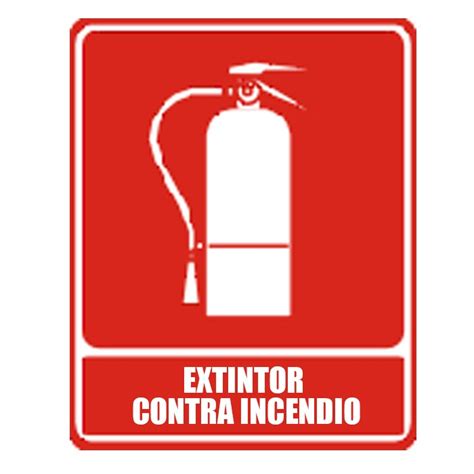 SeÑal Extintor Contra Incendio 20x25 021102 Tecnofuego