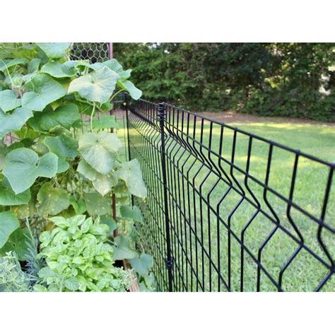 Yardlink Multi Purpose Fence 4 Ft H X 3 Ft W Black Steel Decorative