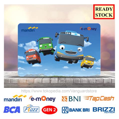 Jual Kartu Emoney Mandiri Gambar Kartun Korea Tayo The Little Bus 1