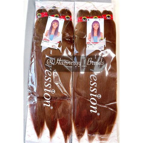 X Pression Pre Stretched Hair Braiding Extensions 50 Color 30 In 2022 Braided Hairstyles