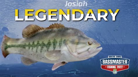 Bassmaster Fishing Game Legendary Bass Josiah Youtube