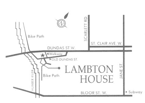 Location of Lambton House