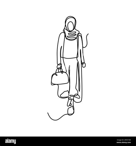 Femme Hijab Shopping Banque D Images Noir Et Blanc Alamy