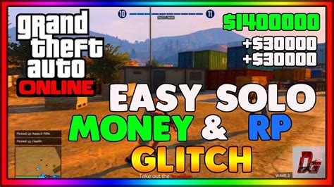 EASY SOLO GLITCH SOLDI E RP INFINITI GTA 5 ONLINE INVISIBILITA SU