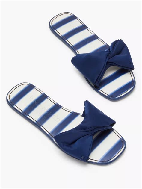 Bikini Bow Slide Sandals Kate Spade UK