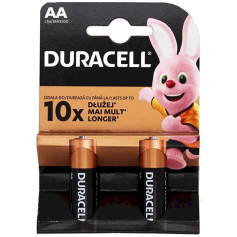 Piles Alcalines Basic Lr Aa Mn Bl Duracell Mega Piles