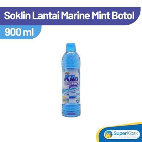 Jual Soklin Lantai Marine Mint Botol 900 Ml Indonesia Shopee Indonesia