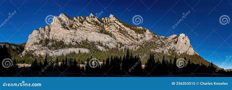 Ridge Of Rocky Mountains In The Idaho Wilderness Stock Image Image Of