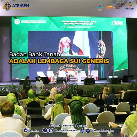 Kementerian Atr Bpn Badan Bank Tanah Adalah Lembaga Sui Generis