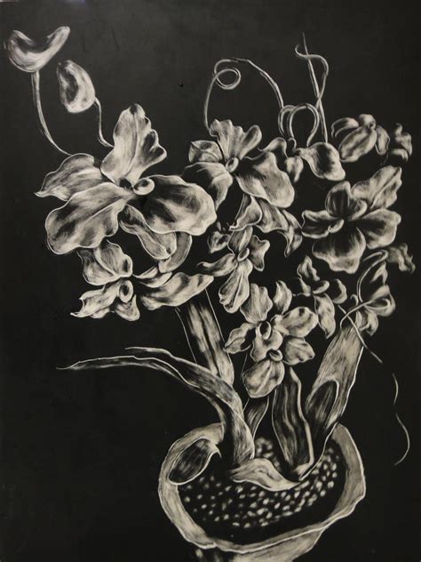 Scratch Art Flowers by heathcliff1019 on DeviantArt