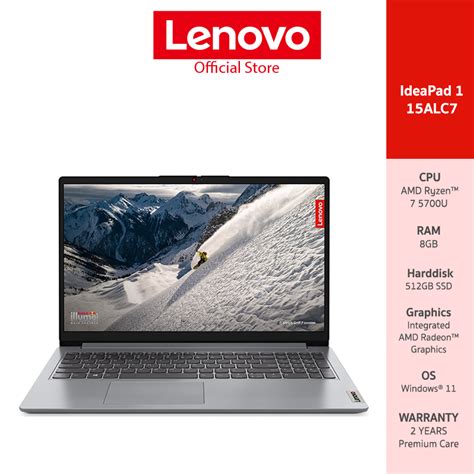 Lenovo IdeaPad 1 15ALC7 82R400J9TA NOTEBOOK RYZEN 7 5700U RAM 16GB