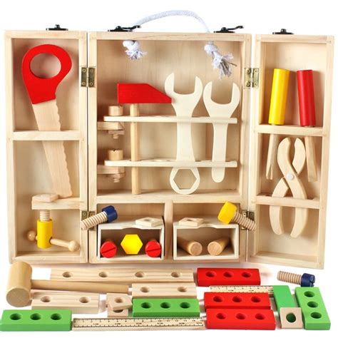 Acheter Livraison Gratuite Enfants Jouets Bo Te Outils Ensemble