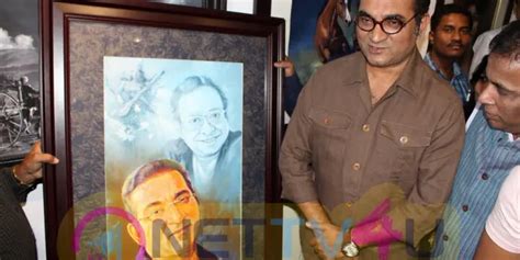 Abhijeet Bhattacharya At An International Art Exhibition Of Paintings