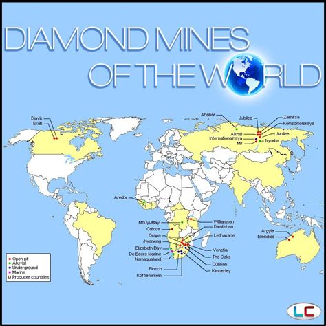 Diamond Mines In The World