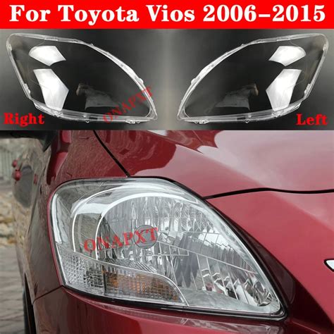 Auto Light Caps For Toyota Vios 2006 2015 Car Headlight Cover