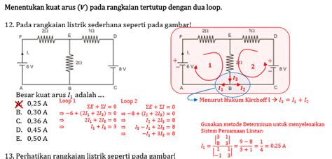 Contoh Soal Rangkaian Listrik 3 Loop