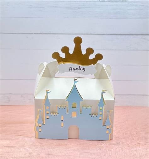 Prince Gable Box Prince Favor Box King Favor Boxes Castle Prince Favor