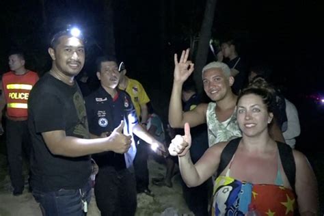 Bangkok Post Rescuers Police Praised For Helping Tourists Lost In