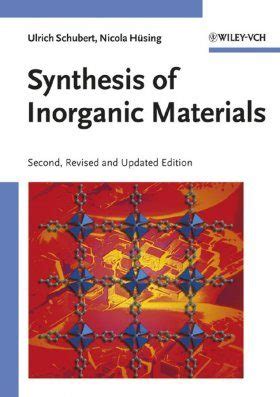 Synthesis of Inorganic Materials: U Schubert | NHBS Book Shop