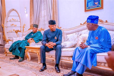 Osinbajo Visits Tinubu First Time After Apc Primaries Photos