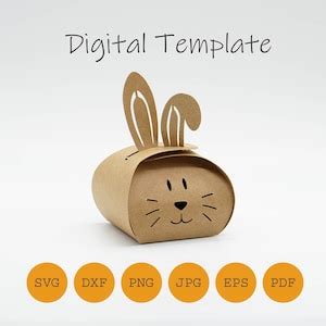 Box Osterhase Schnittdatei Bastelanleitung Svg Dxf Pdf Und Weitere