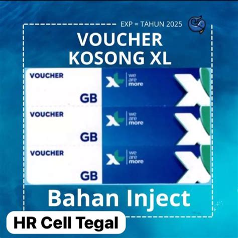 Jual Voucher Xl Kosong Zero Bahan Injek Exp Des Harga