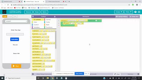 Coding In App Lab In Code Org Youtube