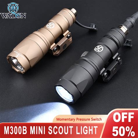 WADSN Airsoft M300 M300B Mini Scout Light LED 280 Lumens Tactical