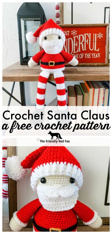 Free Crochet Santa Claus Pattern Crochet Santa Santa Patterns