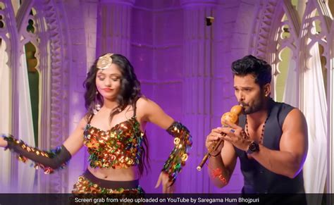 Khesari Lal Yadav First Played Bean And Then Fiercely Danced The