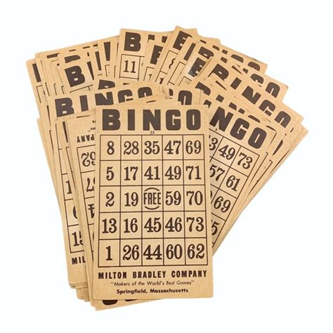 Milton Bradley Games Vintage Milton Bradley Bingo Cards Poshmark