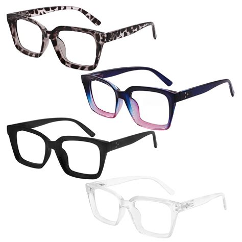 4 Pack Womens Reading Glasses 1 5 Large Readers 1 00 1 50 2 00 2 50 3 00 3 50 Designer Ladies 1