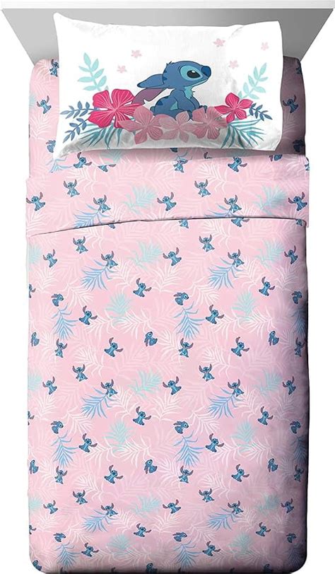 Jay Franco Disney Lilo Stitch Paradise Dream Queen Sheet Set 4