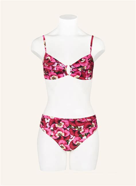 MARYAN MEHLHORN High Waist Bikini Hose REVELATION In Pink Weiss