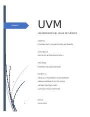 A Avance Docx Unidad Uvm Universidad Del Valle De M Xico Materia