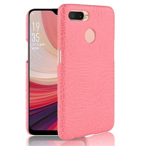 For Oppo A Inch Case Luxury Crocodile Pattern Pu Leather Case For