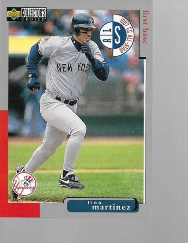 1998 Upper Deck Collectors Choice Baseball Tino Martinez 3 5 X 5 Card