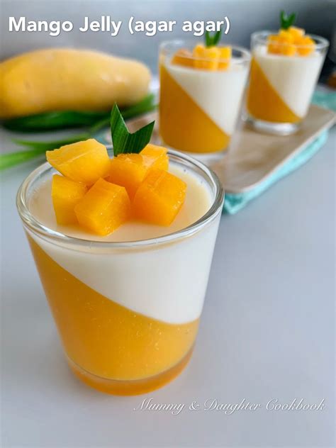 Mango Coconut Jelly Recipe Mango Coconut Agar Jelly Artofit