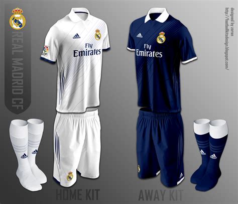 football kits design: Real Madrid CF fantasy kits