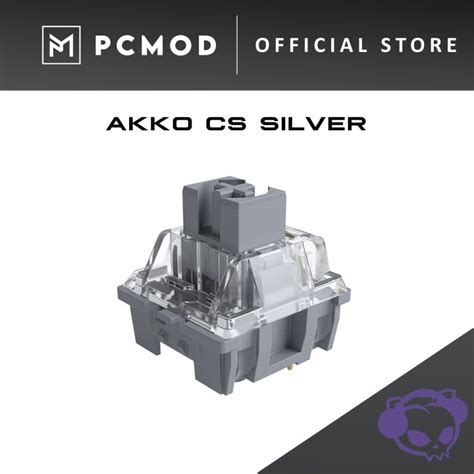 Akko Cs Silver Linear Keyboard Switch Pcmod X Keymod Lazada