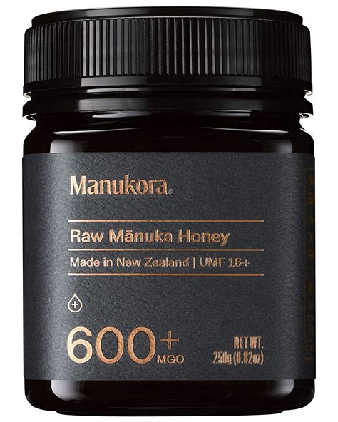 Amazon Manukora UMF 16 MGO 600 Raw Manuka Honey 250g 8 8oz