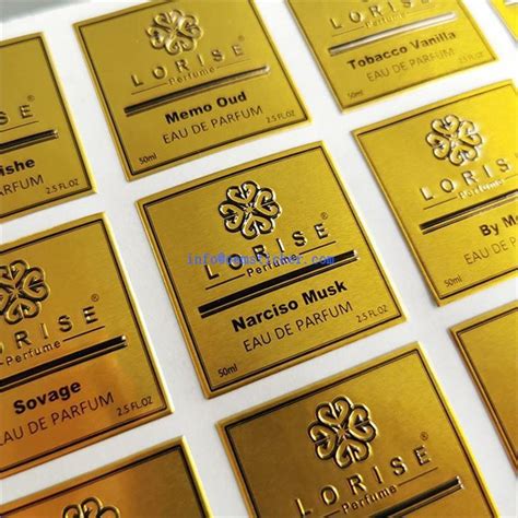 Customized Flexible Aluminium Label Soft Gold Foil Logo Sticker For