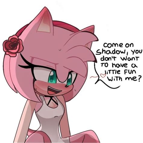 Pin By Paula On Shadamy In Shadow And Amy Amy Rose Thicc