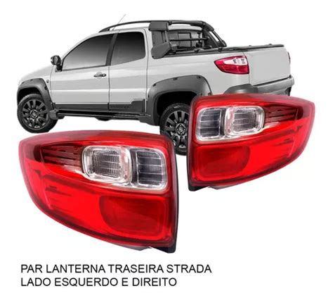 Par Lanterna Traseira Fiat Strada Working Parcelamento